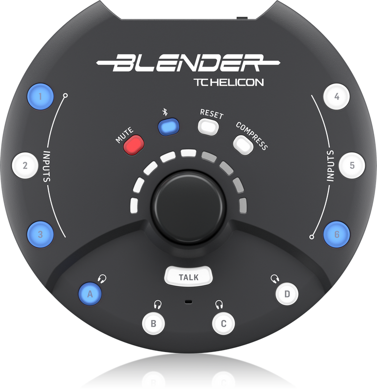 BLENDER Portable 12x8 Stereo Mixer w/USB Connectivity