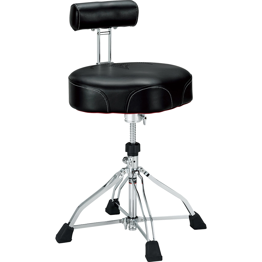 Ergo Rider Leather Drum Throne with Backrest