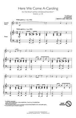 Here We Come A-Caroling - Traditional/Miller - 3pt Mixed