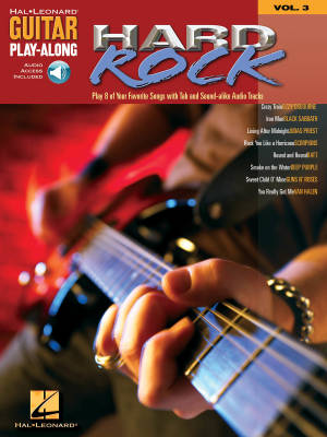 Hard Rock: Guitar Play-Along Volume 3 - Book/Audio Online