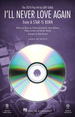 I\'ll Never Love Again (from A Star Is Born) - Lady Gaga/Brymer - ShowTrax CD