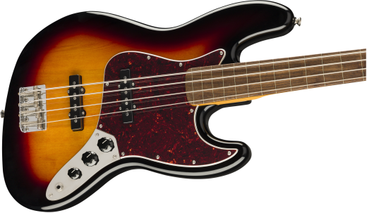 Squier Classic Vibe '60s Jazz Bass Fretless, Laurel Fingerboard