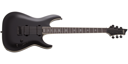 Schecter - C-1 SLS Elite Evil Twin Electric Guitar - Satin Black