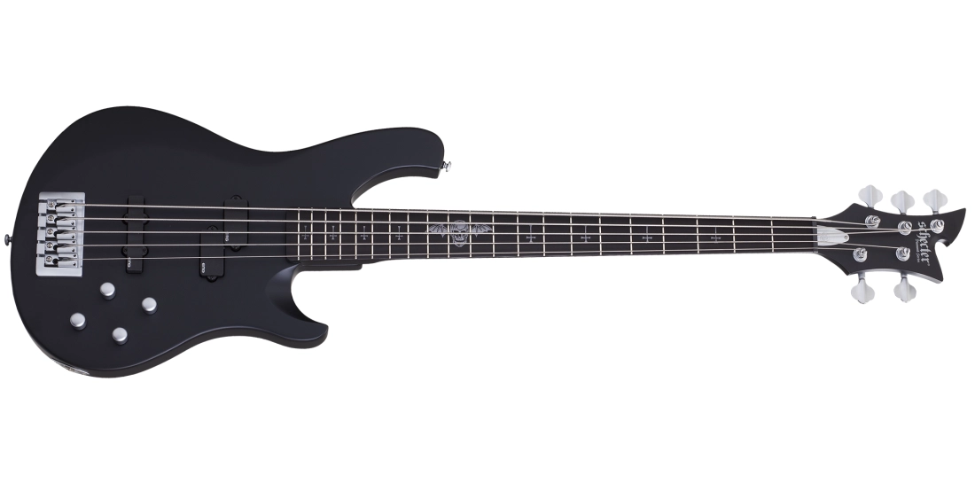 Johnny Christ 5-String Bass Guitar - Satin Black