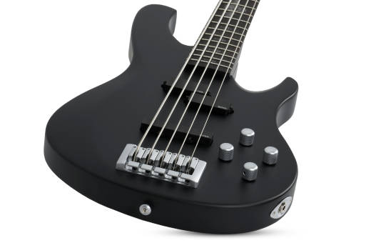 Johnny Christ 5-String Bass Guitar - Satin Black