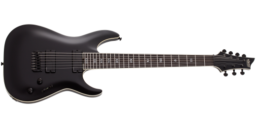 Schecter - C-7 SLS Elite Evil Twin Electric Guitar - Satin Black