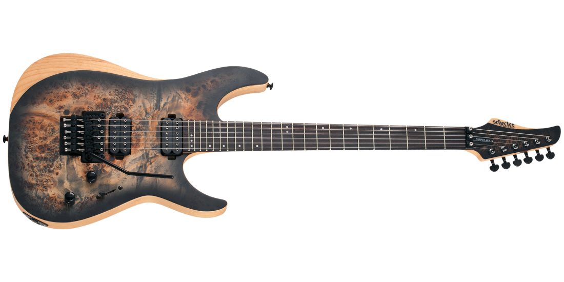 Reaper-6 FR Electric Guitar - Satin Charcoal Burst