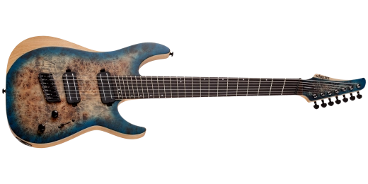 Schecter - Reaper-7 Multi-Scale Electric Guitar - Satin Sky Burst