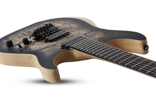 Reaper-6 FR Electric Guitar, Left-Handed - Satin Charcoal Burst
