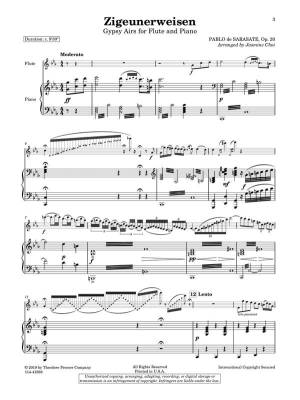 Zigeunerweisen - Sarasate/Choi - Flute/Piano - Sheet Music