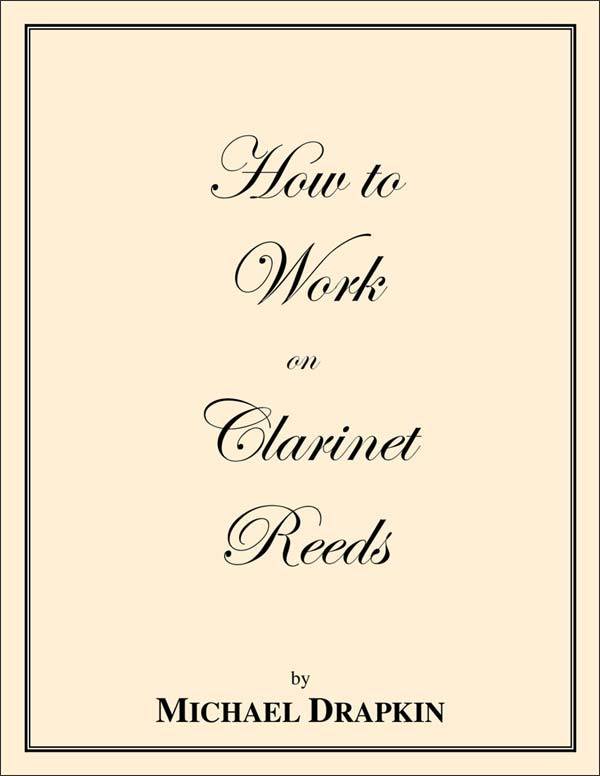 How to Work on Clarinet Reeds - Drapkin - Book