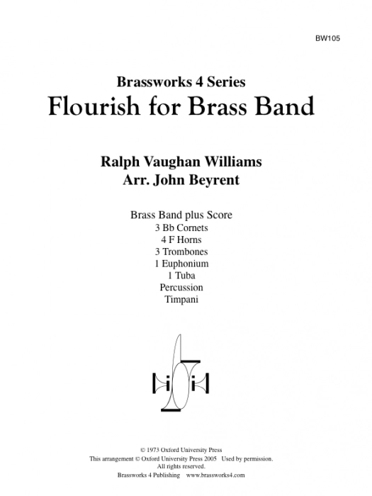 Flourish for Brass Band - Vaughan Williams/Beyrent - Brass Choir