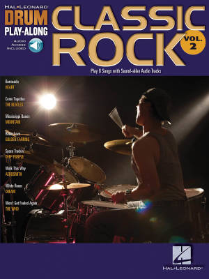Hal Leonard - Classic Rock: Drum Play-Along Volume 2 - Batterie - Livre/Audio en ligne