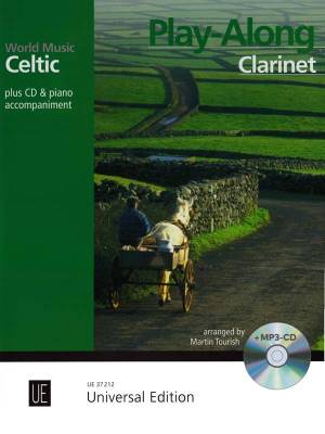 Universal Edition - World Music: Celtic--Play Along Clarinet - Tourish - Clarinet/Piano - Book/CD