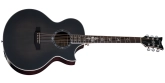 Schecter - Synyster Gates GA SC Acoustic Guitar - Trans Black Burst Satin