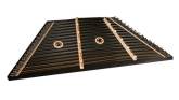Dusty Strings - Overture Hammered Dulcimer with Case and Stand - 3 Octave - Black