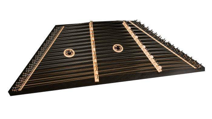 Overture Hammered Dulcimer with Case and Stand - 3 Octave - Black