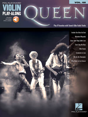 Hal Leonard - Queen: Violin Play-Along Volume 68 - Book/Audio Online
