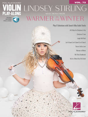 Hal Leonard - Lindsey Stirling--Selections from Warmer in the Winter: Violin Play-Along Volume 72 - Book/Audio Online