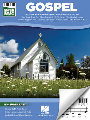 Hal Leonard - Gospel: Super Easy Songbook - Piano - Book
