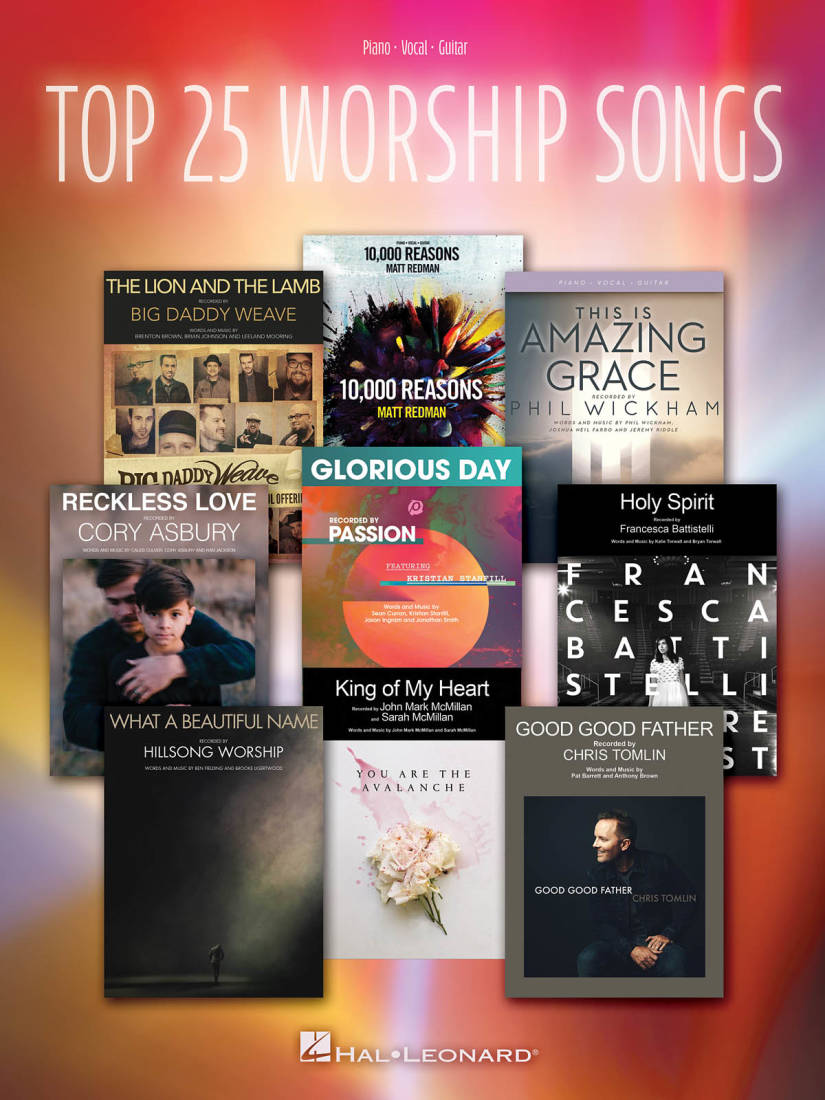 Top 25 Worship Songs - Piano/Vocal/Guitar - Book