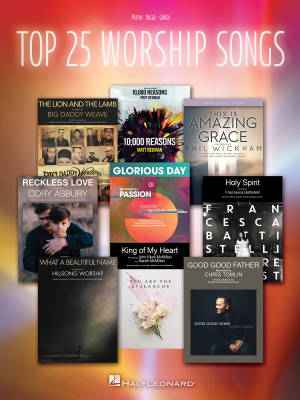 Hal Leonard - Top 25 Worship Songs - Piano/Vocal/Guitar - Book