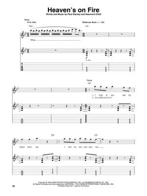Kiss: Deluxe Guitar Play-Along Volume 18 - Guitar TAB - Book/Audio Online