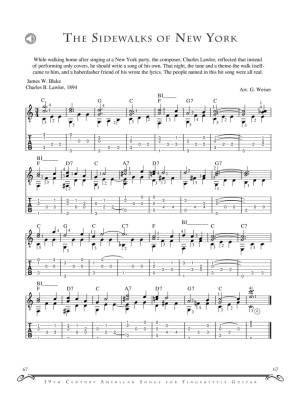 Favorite 19th Century American Songs for Fingerstyle Guitar - Weiser - Guitar TAB - Book/Audio Online