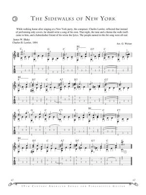 Favorite 19th Century American Songs for Fingerstyle Guitar - Weiser - Guitar TAB - Book/Audio Online