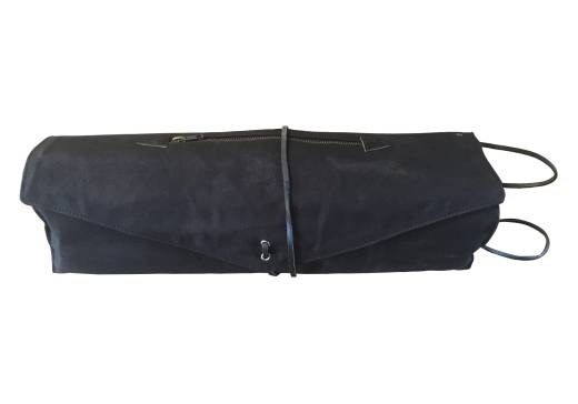 Waxed Canvas Roll-Up Stick Bag - Black