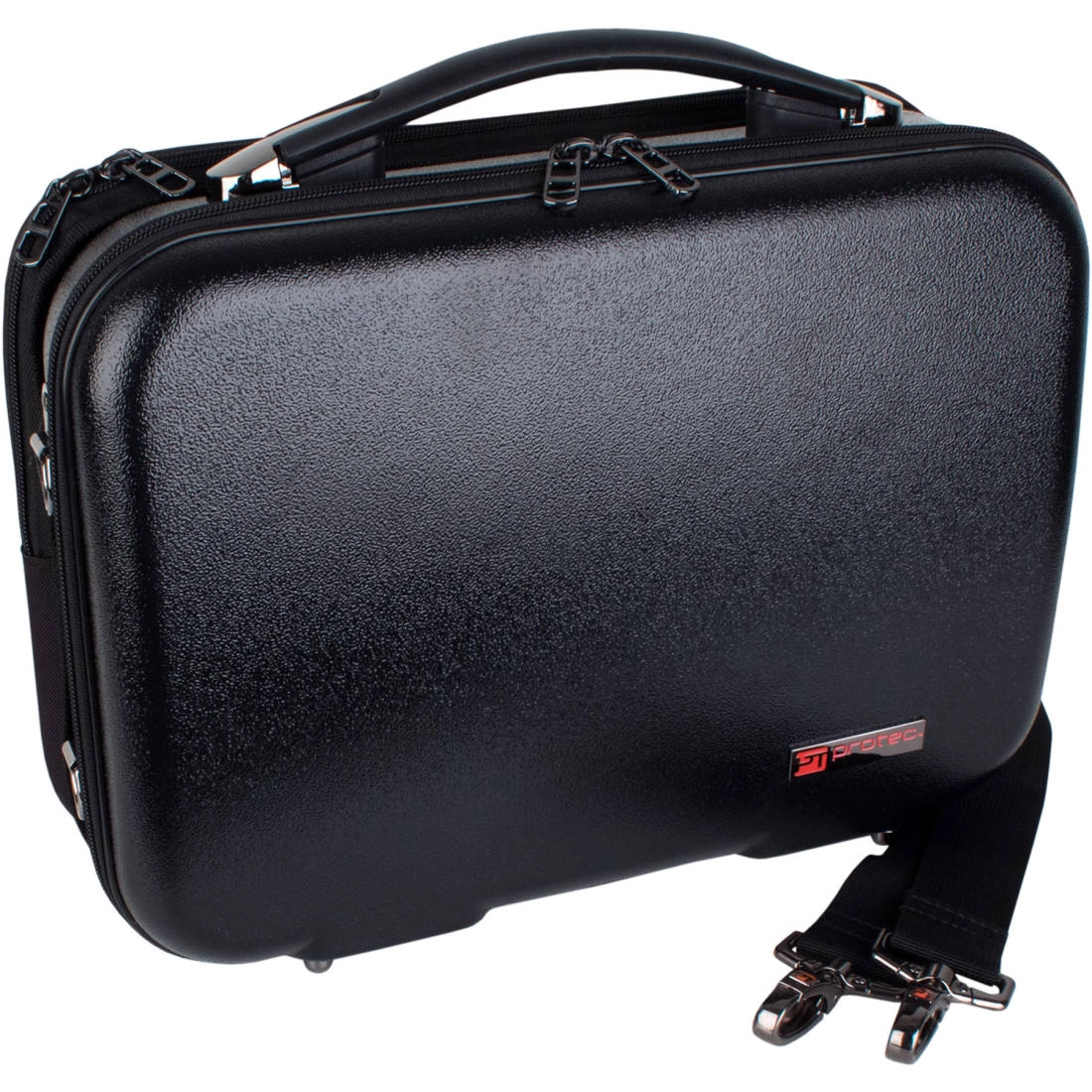 Bb Clarinet ZIP Case with Removable Music Pocket - Black