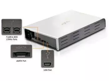 ROCPRO 850 Desktop/Mobile Hard Drive - 500GB in Silver