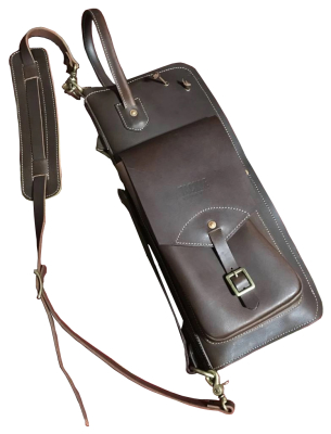 Tackle Instrument Supply Co. - Leather Stick Case w/Stand - Brown