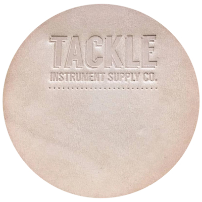 Tackle Instrument Supply Co. - Patch large de grosse caisse en cuir - Naturel
