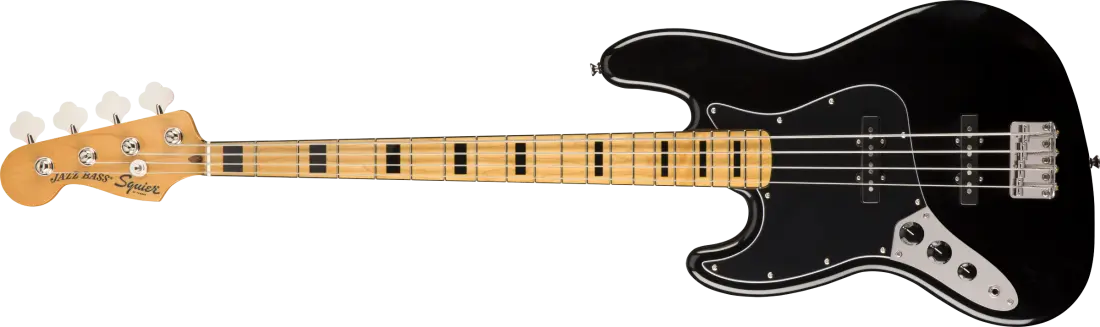 Classic Vibe \'70s Jazz Bass, Maple Fingerboard, Left-Handed - Black