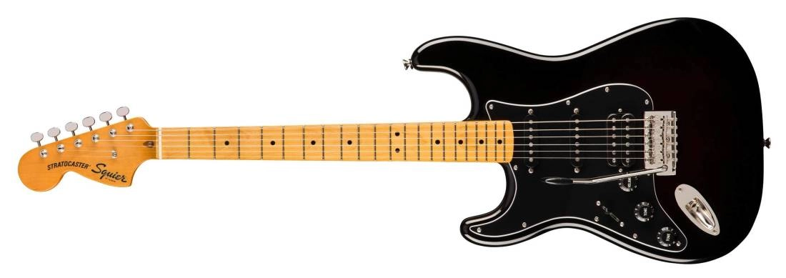 Classic Vibe \'70s Stratocaster HSS, Maple Fingerboard, Left Handed - Black