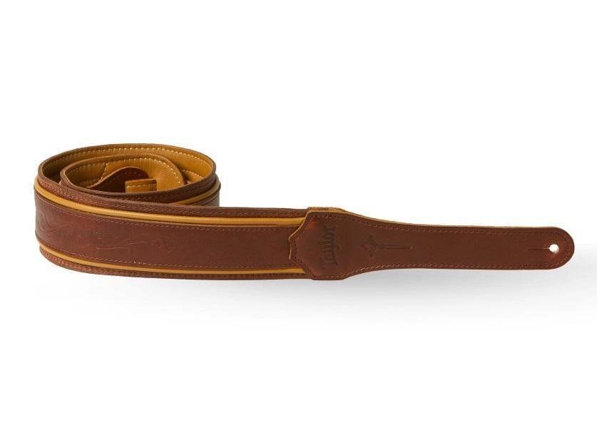 2.5\'\' Nouveau Leather Guitar Strap - Medium Brown