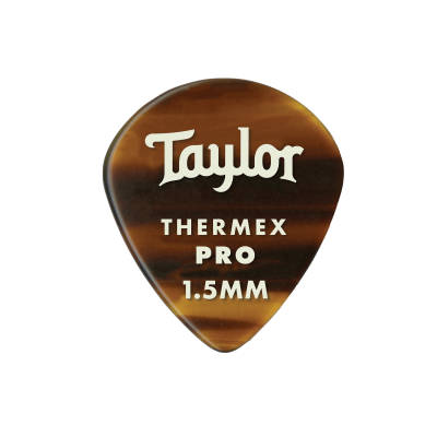 Taylor Guitars - Premium 651 Thermex Pro Picks, Tortoise Shell, 1.50mm, 6-Pack