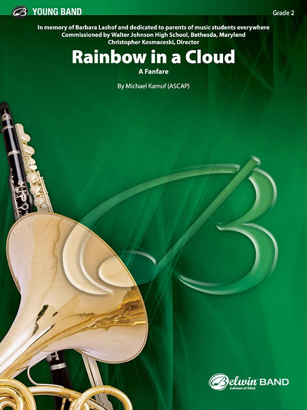 Rainbow in a Cloud:  A Fanfare -  Kamuf - Concert Band - Gr. 2