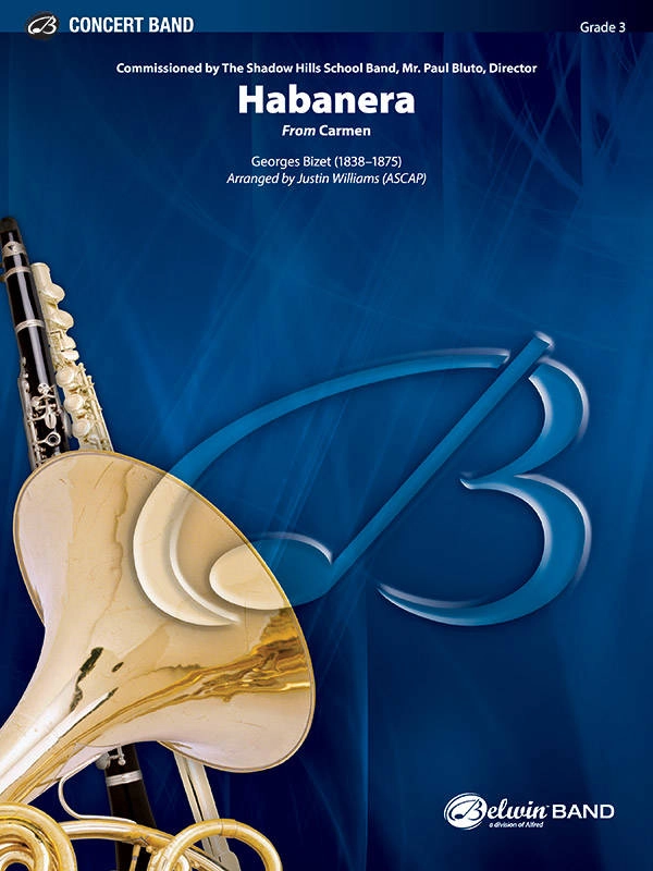 Habanera (from Carmen) - Bizet/Williams - Concert Band - Gr. 3