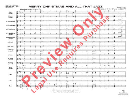 Merry Christmas and All That Jazz - Traditional/Story - Jazz Ensemble - Gr. 1.5