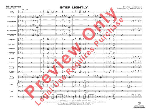 Step Lightly - Henderson/Kamuf - Jazz Ensemble - Gr. 2