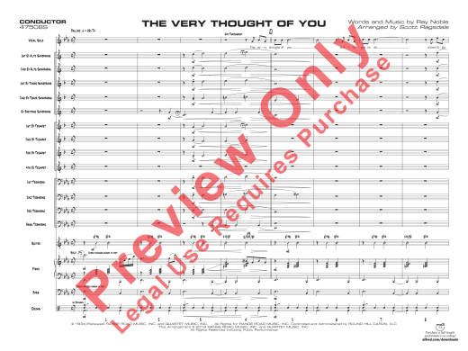 The Very Thought of You - Noble/Ragsdale - Vocal/Jazz