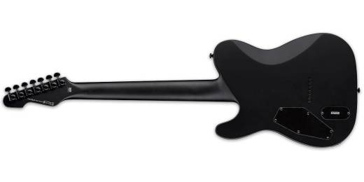 LTD TE- 417 7-String Electric Guitar - Black Satin