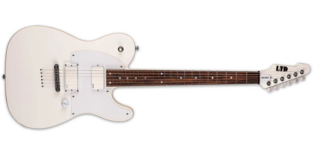 LTD TED-600T Electric Guitar with Case - Snow White