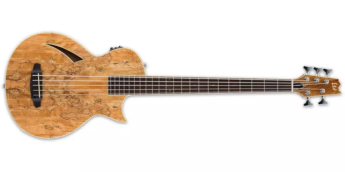 LTD TL-5 Thinline 5-String Acoustic/Electric Bass - Natural