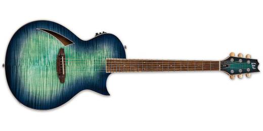 LTD TL-6 Thinline Electric Guitar - Aqua Marine Burst