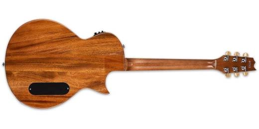 LTD TL-6 Thinline Electric Guitar - Aqua Marine Burst - Left Handed