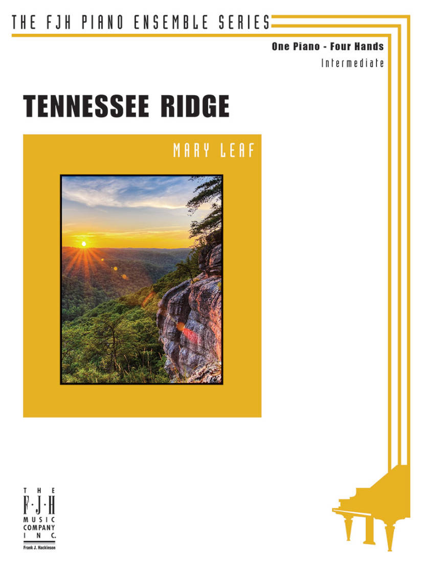 Tennessee Ridge - Leaf - Piano Duet (1 Piano, 4 Hands) - Sheet Music