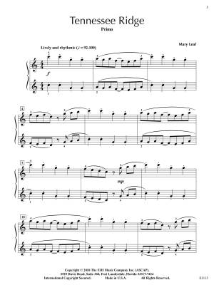 Tennessee Ridge - Leaf - Piano Duet (1 Piano, 4 Hands) - Sheet Music
